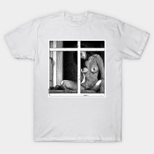 asc 972 - La fenêtre sur cour (Across in my backyard) T-Shirt